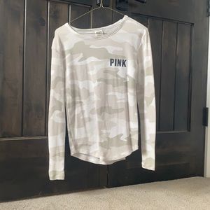 camo long sleve !! (pink)